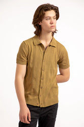 Knitted Textured Shirt